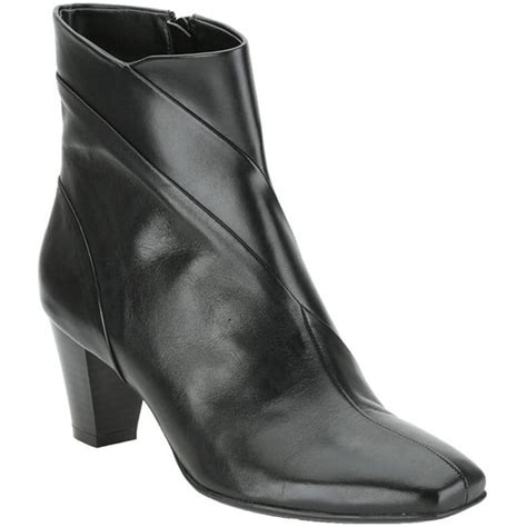 Women's ankle boot with Web in black shiny leather 